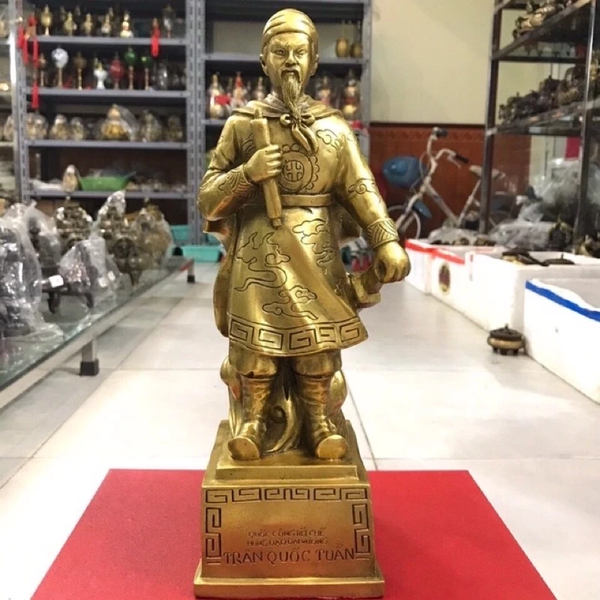 Tran Hung Dao Bronze Statue, Hung Dao Dai Vuong Tran Quoc Tuan - A Symbol of the Valor and Wisdom of Dai Viet