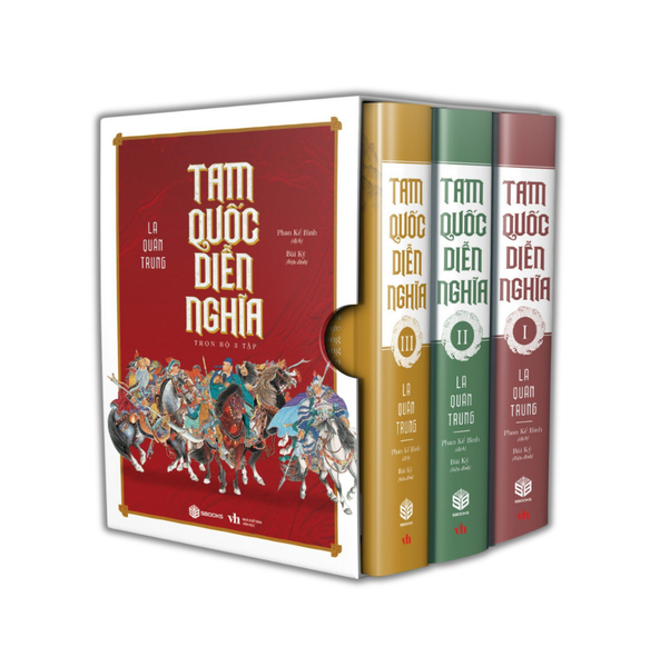Books - 3 Volume Combo of "Romance of the Three Kingdoms" Tam Quoc Dien Nghia