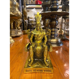 Bronze Statue of the National Viet VUA HUNG – HUNG VUONG, Ancestor King - Hung King with Antique Patina