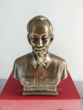 Statues of President Ho Chi Minh by Bronze Revering a Vietnam National Hero