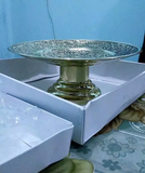 Copper Fruit Offering Tray - Vietnamese Mâm Bồng, Diameter 25cm, Handcrafted Copper Artwork from Đại Bái Craft Village