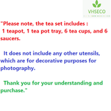 Handmade Bat Trang Pottery Tea Set - Authentic Vietnamese Craftsmanship | Delightful Taste & Unique Design