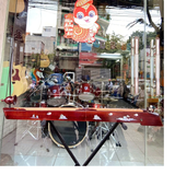 FOLDING VIETNAMESE DAN BAU MONOCHORD TRADITIONAL MUSICAL INSTRUMENT OF VIETNAM